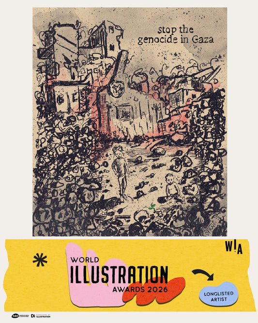 Stop the Genocide in Gaza - Fine Art Poster